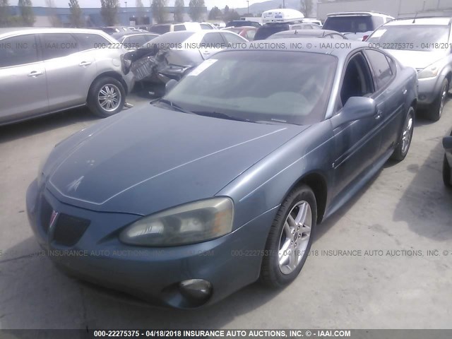 2G2WR584361132076 - 2006 PONTIAC GRAND PRIX GT BLUE photo 2