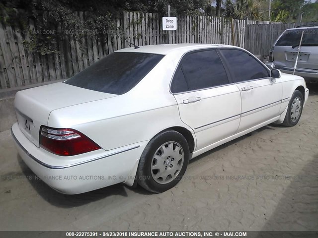 JH4KA96573C002214 - 2003 ACURA 3.5RL WHITE photo 4