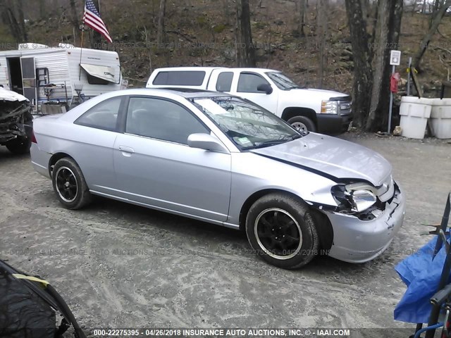 1HGEM22961L106469 - 2001 HONDA CIVIC SI/EX SILVER photo 1