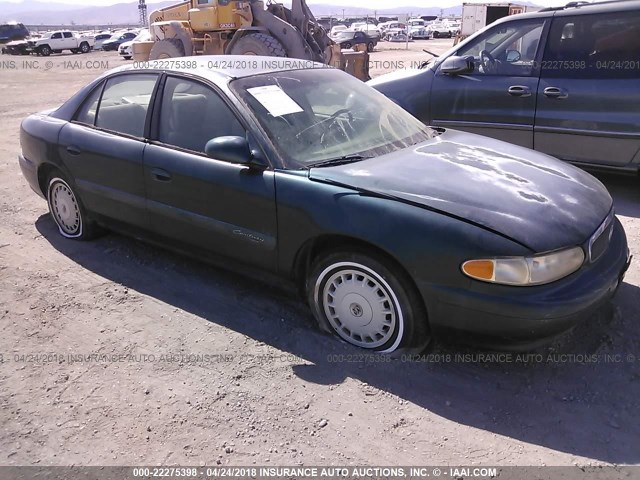 2G4WS52J411311049 - 2001 BUICK CENTURY CUSTOM GREEN photo 1