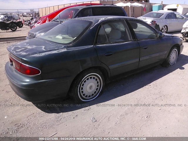 2G4WS52J411311049 - 2001 BUICK CENTURY CUSTOM GREEN photo 4