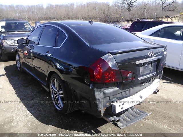 JNKBY01E26M208067 - 2006 INFINITI M45 SPORT BLACK photo 3