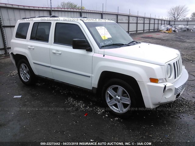 1J4NF4GB6AD524888 - 2010 JEEP PATRIOT LIMITED WHITE photo 1