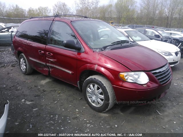 2A8GP54L46R713406 - 2006 CHRYSLER TOWN & COUNTRY TOURING RED photo 1