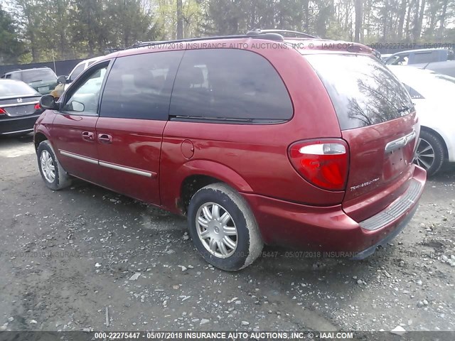 2A8GP54L46R713406 - 2006 CHRYSLER TOWN & COUNTRY TOURING RED photo 3