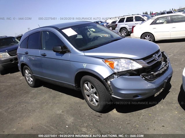 JHLRE3H41BC014205 - 2011 HONDA CR-V SE BLUE photo 1