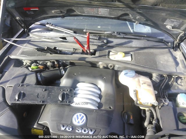 WVWRH63B43P246660 - 2003 VOLKSWAGEN PASSAT GLX 灰色 照片 10