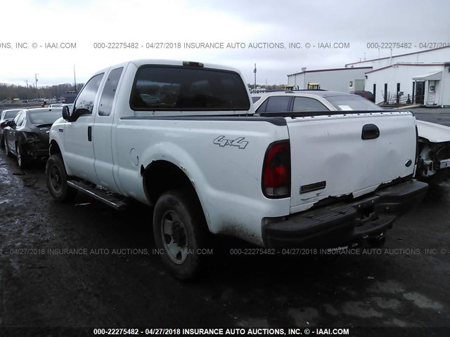 1FTSX21546EA99637 - 2006 FORD F250 SUPER DUTY WHITE photo 3