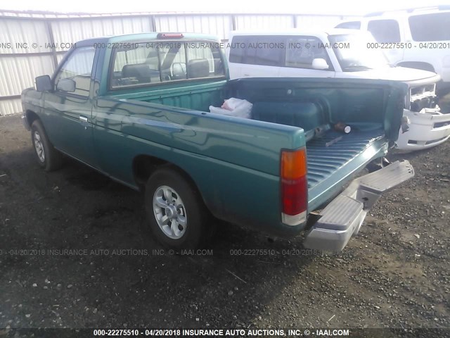 1N6SD11S2TC339023 - 1996 NISSAN TRUCK XE TURQUOISE photo 3