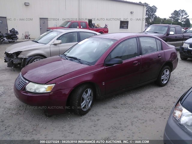 1G8AJ55F16Z143002 - 2006 SATURN ION LEVEL 2 RED photo 2