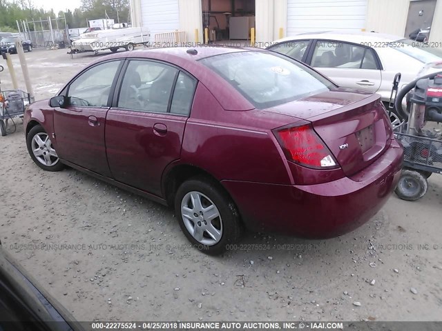 1G8AJ55F16Z143002 - 2006 SATURN ION LEVEL 2 RED photo 3