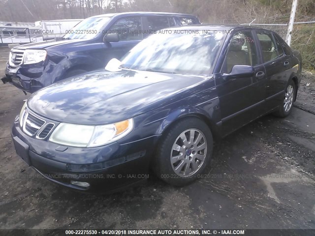 YS3EB49E333030496 - 2003 SAAB 9-5 LINEAR BLUE photo 2