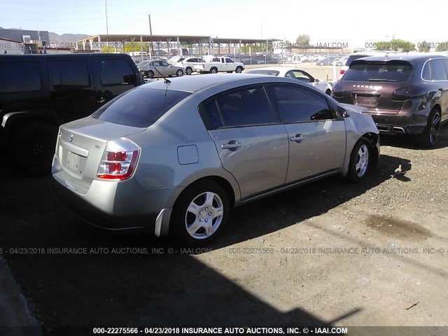 3N1AB61E09L689259 - 2009 NISSAN SENTRA 2.0/2.0S/2.0SL GRAY photo 4