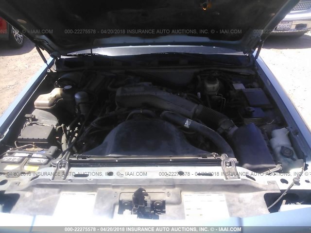 1LNLM81W4PY721898 - 1993 LINCOLN TOWN CAR EXECUTIVE Կապույտ լուսանկար 10