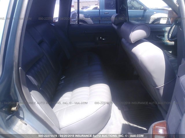 1LNLM81W4PY721898 - 1993 LINCOLN TOWN CAR EXECUTIVE Կապույտ լուսանկար 8