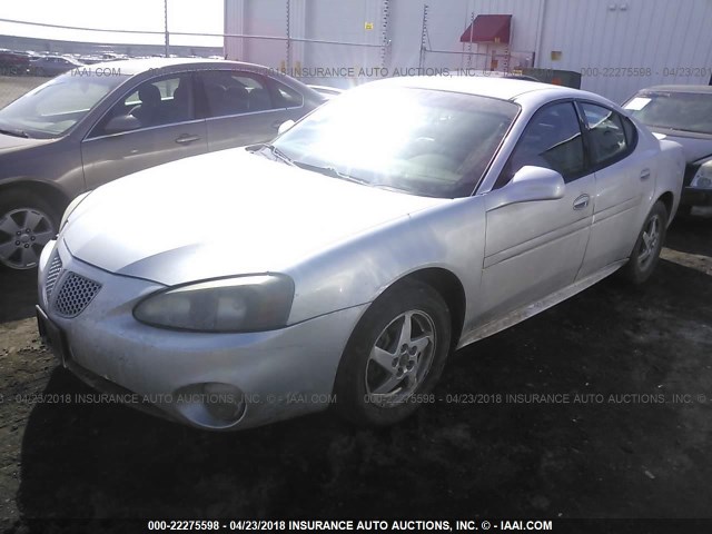 2G2WS522441232051 - 2004 PONTIAC GRAND PRIX GT2 ვერცხლისფერი ფოტო 2