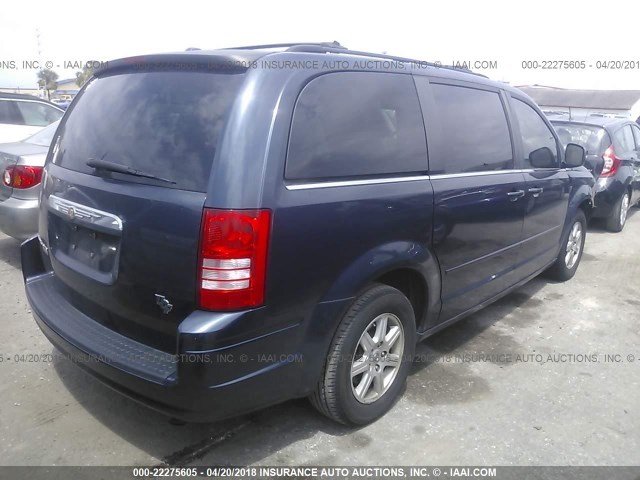 2A8HR54P48R782228 - 2008 CHRYSLER TOWN & COUNTRY TOURING BLUE photo 4