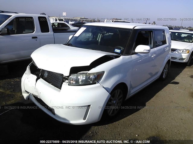 JTLKE50E481041499 - 2008 TOYOTA SCION XB თეთრი ფოტო 2