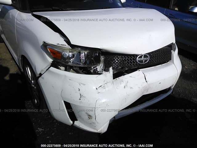 JTLKE50E481041499 - 2008 TOYOTA SCION XB თეთრი ფოტო 6