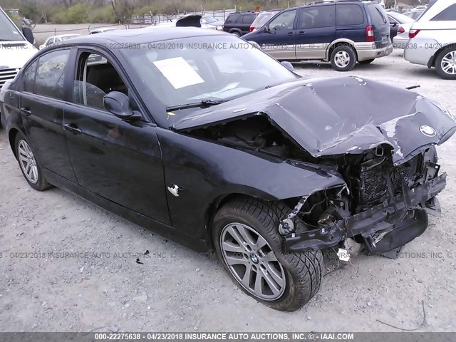 WBAVB17556NK36997 - 2006 BMW 325 I AUTOMATIC შავი ფოტო 1
