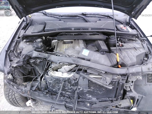 WBAVB17556NK36997 - 2006 BMW 325 I AUTOMATIC შავი ფოტო 10