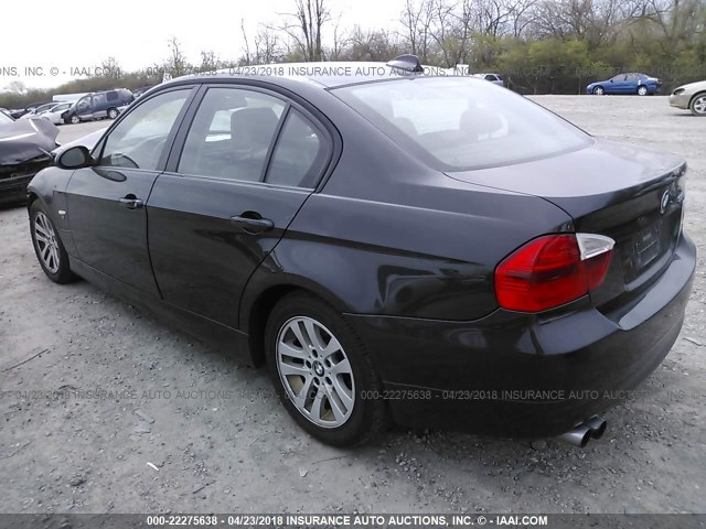 WBAVB17556NK36997 - 2006 BMW 325 I AUTOMATIC შავი ფოტო 3