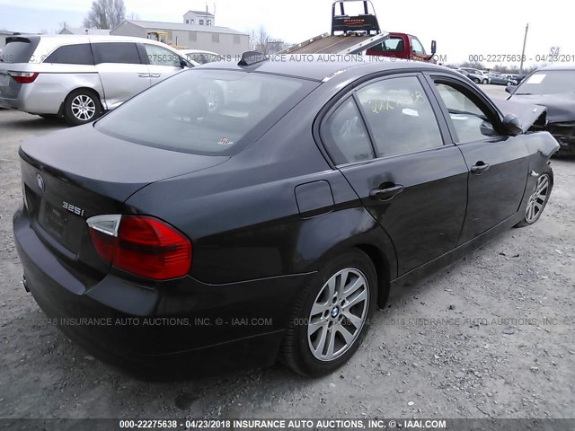 WBAVB17556NK36997 - 2006 BMW 325 I AUTOMATIC შავი ფოტო 4