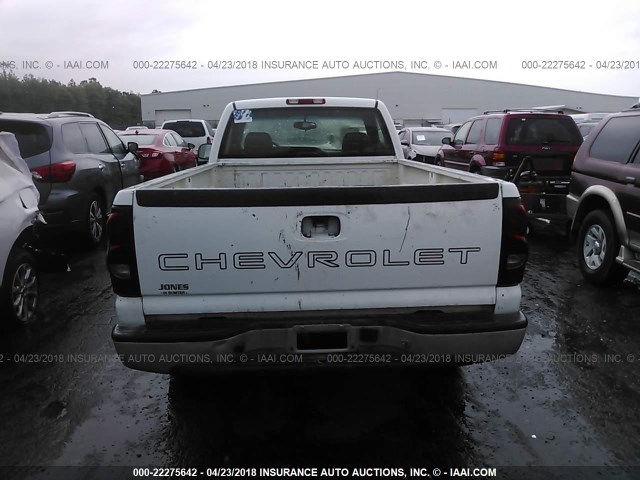1GCEC14X17Z184493 - 2007 CHEVROLET SILVERADO C1500 CLASSIC WHITE photo 8