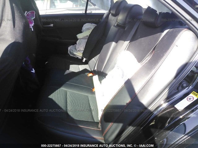 4T1BF1FK6FU058830 - 2015 TOYOTA CAMRY LE/XLE/SE/XSE BLACK photo 8