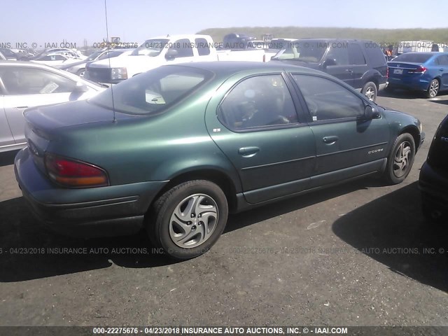 1B3EJ56H2WN165736 - 1998 DODGE STRATUS ES GREEN photo 4