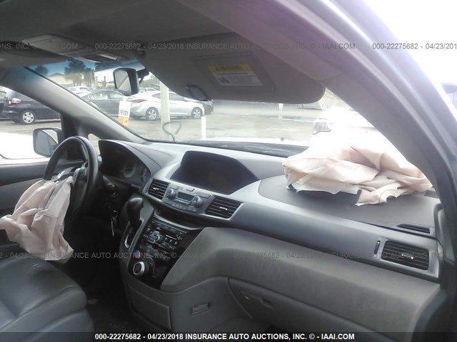 5FNRL5H63CB113600 - 2012 HONDA ODYSSEY EXL ლურჯი ფოტო 5