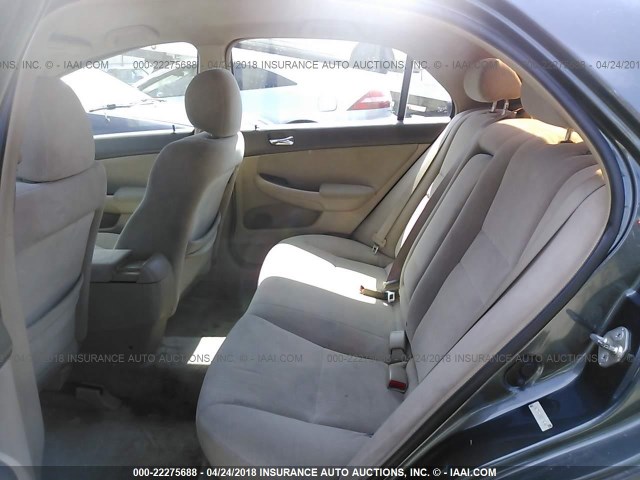 1HGCM56425A070644 - 2005 HONDA ACCORD LX GREEN photo 8