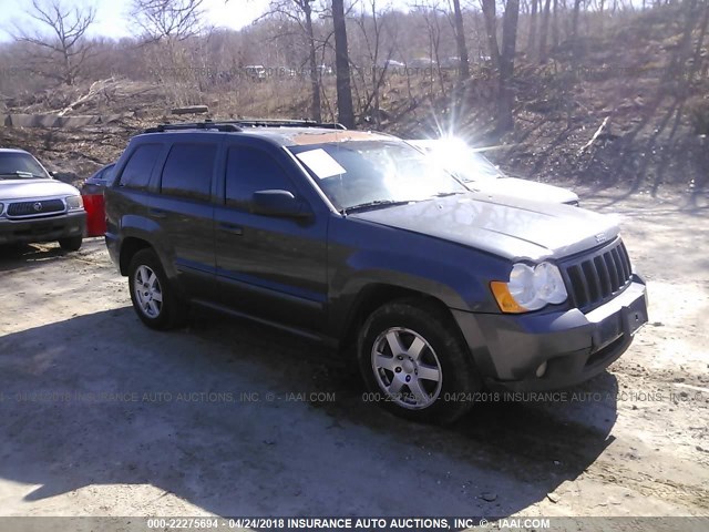 1J8GR48K18C154253 - 2008 JEEP GRAND CHEROKEE LAREDO GRAY photo 1