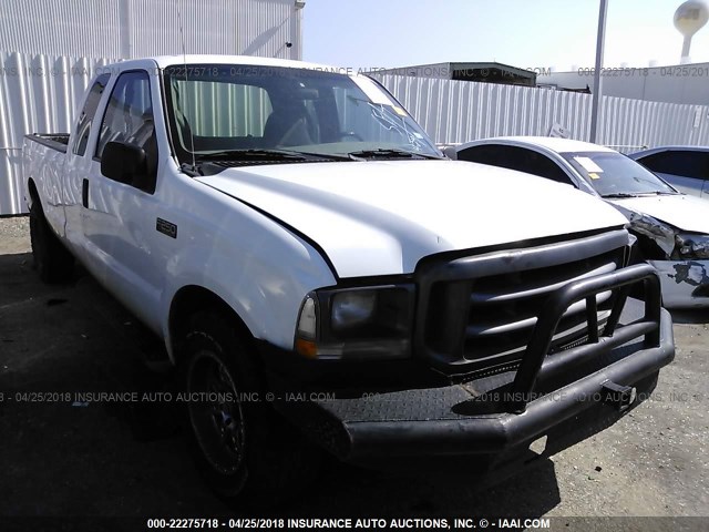 1FTNX20L34EC37579 - 2004 FORD F250 SUPER DUTY WHITE photo 1