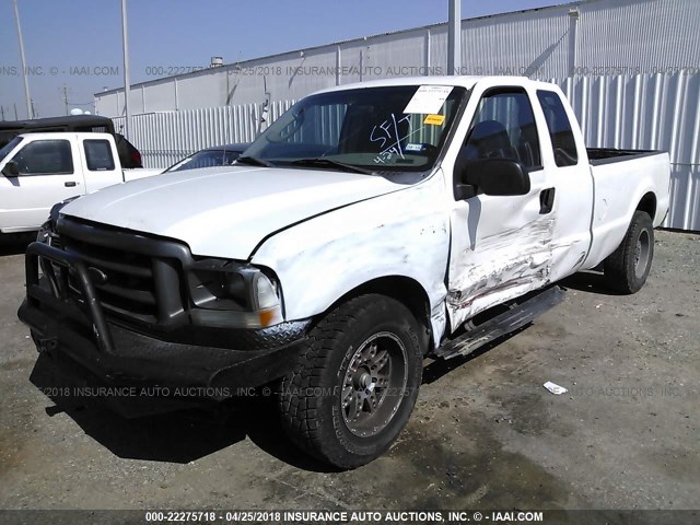 1FTNX20L34EC37579 - 2004 FORD F250 SUPER DUTY WHITE photo 2