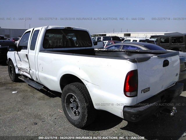 1FTNX20L34EC37579 - 2004 FORD F250 SUPER DUTY WHITE photo 3