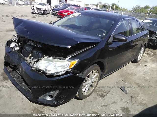 4T1BF1FK1DU667711 - 2013 TOYOTA CAMRY L/SE/LE/XLE 黑色 照片 2