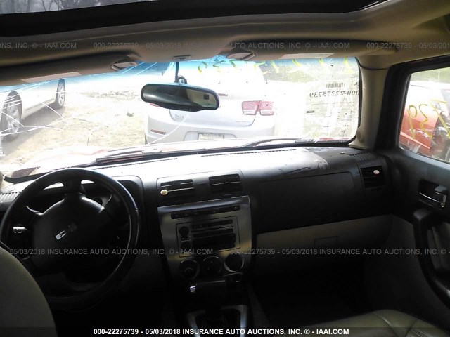 5GTDN136568132022 - 2006 HUMMER H3 წითელი ფოტო 5