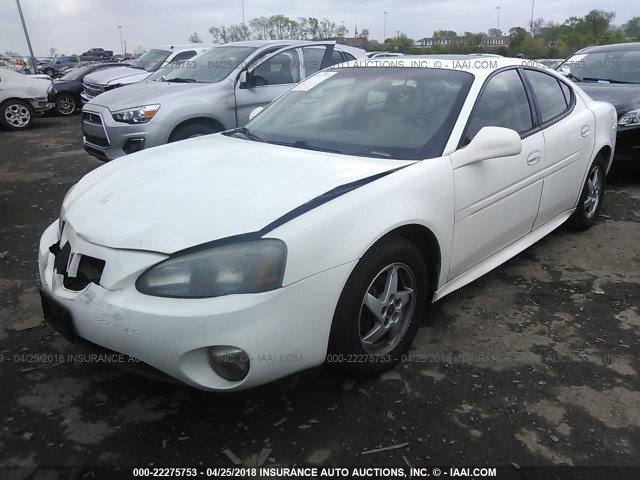 2G2WS522441140809 - 2004 PONTIAC GRAND PRIX GT2 WHITE photo 2