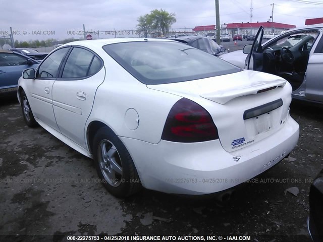 2G2WS522441140809 - 2004 PONTIAC GRAND PRIX GT2 WHITE photo 3