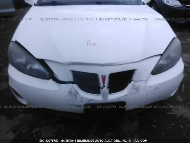 2G2WS522441140809 - 2004 PONTIAC GRAND PRIX GT2 WHITE photo 6