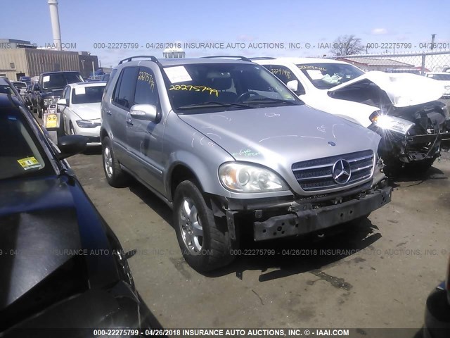 4JGAB75E53A383682 - 2003 MERCEDES-BENZ ML 500 SILVER photo 1