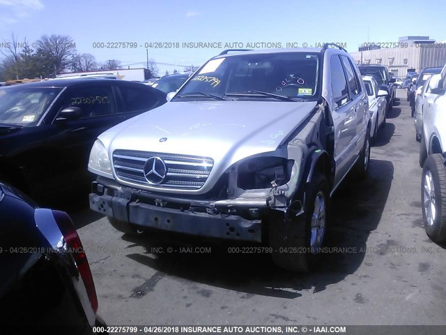 4JGAB75E53A383682 - 2003 MERCEDES-BENZ ML 500 SILVER photo 6