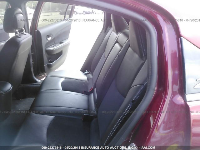 1C3CCBHG7CN145954 - 2012 CHRYSLER 200 S MAROON photo 8