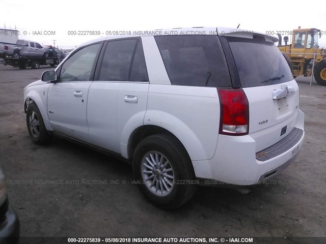 5GZCZ33Z77S816473 - 2007 SATURN VUE HYBRID WHITE photo 3