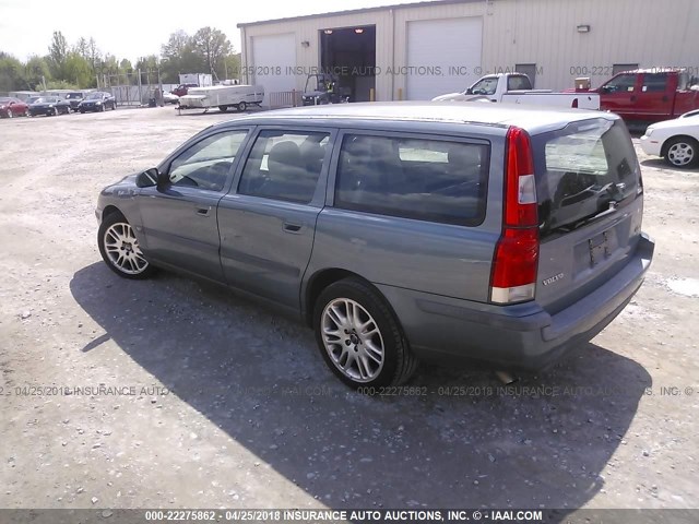 YV1SW53D011020337 - 2001 VOLVO V70 T5 TURBO GRAY photo 3