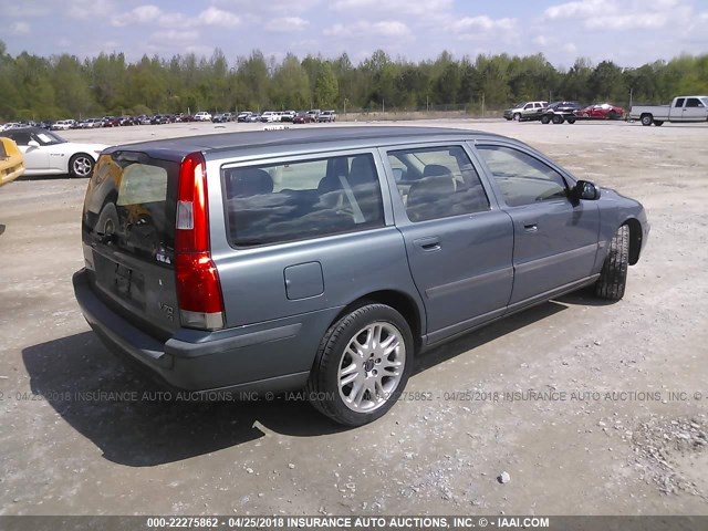 YV1SW53D011020337 - 2001 VOLVO V70 T5 TURBO GRAY photo 4