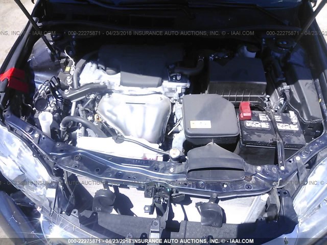 4T1BF1FK9HU794177 - 2017 TOYOTA CAMRY LE/XLE/SE/XSE BLUE photo 10