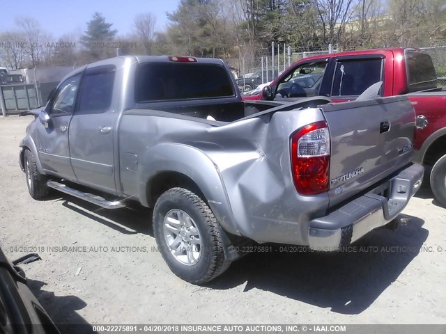 5TBDT441X6S529358 - 2006 TOYOTA TUNDRA DOUBLE CAB SR5 GRAY photo 3