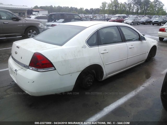 2G1WS55R679394699 - 2007 CHEVROLET IMPALA POLICE WHITE photo 4